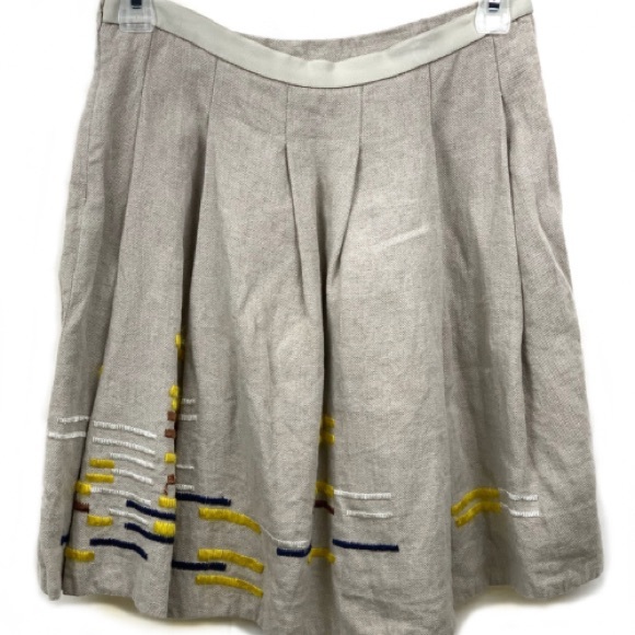 MaEve Linen Midi Skirt - Picture 2 of 3